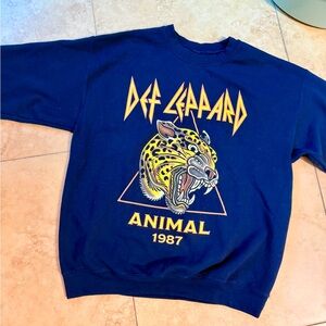 Def Leppard Animal 1987  Crewneck Sweatshirt